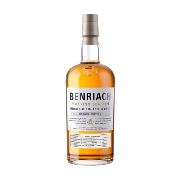 Benriach - Malting Season - Second Edition 1st fill Bourbon Casks - 48,9% - 70 cl. - (Incl. a free 2 cl. sample)