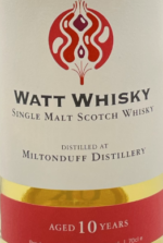 Watt Whisky - Miltonduff 2014 -10 years Hogshead - 57,1% -70 cl.
