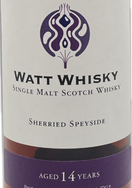 Watt Whisky - Sherried Speyside 2010 ( Benrinnes ) - 14 years Hogshead - 55,1% - 70 cl.