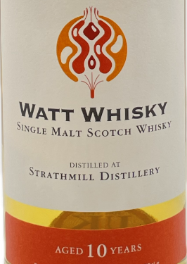 Watt Whisky - Strathmill 2010 - 14 years Hogshead - 56,4% - 70 cl.
