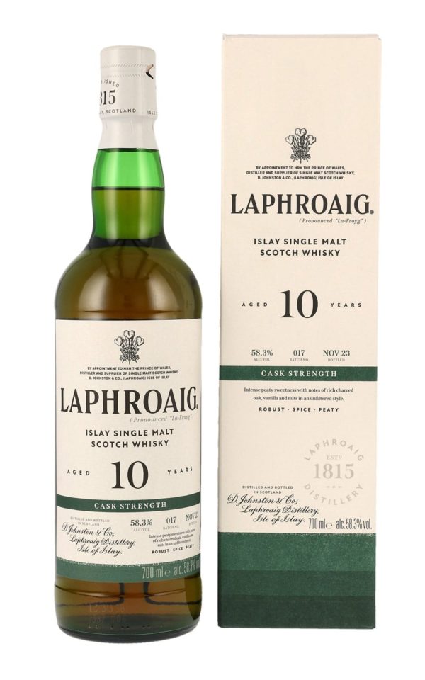 Laphroaig - 10 Years CS - Batch 017 - 58,3% - 70 cl.