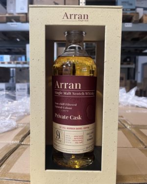 Arran 2015 - 9 years old - Cask No 3559 - 59,6% - 1ST Fill Bourbon Barrel - 50 PPM - 70 cl. (Incl. a free 2 cl. sample) - Exclusive for Denmark