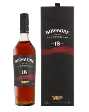 Bowmore 18 Year Old Sherry Oak Casks - 43% - 70 Cl.