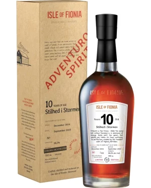 Nyborg Destilleri - Isle Of Fionia - 10 years old - SKUMRING - Single Malt Danish Whisky - 58,2% - Single Cask - 70 Cl.