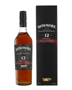 Bowmore 12 Year Old Sherry Oak Casks - 40% - 70 Cl.