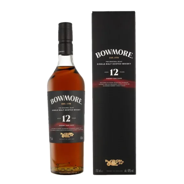 Bowmore 12 Year Old Sherry Oak Casks - 40% - 70 Cl.