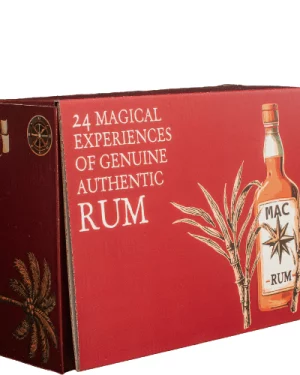 Rom Julekalender 2025 med 24 forskellige rom a 2 cl.