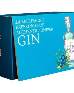 Gin Julekalender 2025 med 24 forskellige gin a 2 cl.