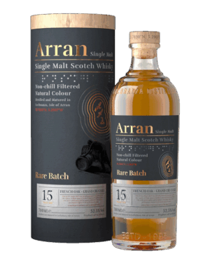 Arran - Rare Batch - 15 years old French Oak - Grand Cru Casks - 52,5% - 70 cl.