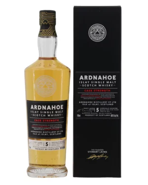 Ardnahoe Cask Strength - Batch No 1 - 5 years - 60,9% - 70 cl. (Incl. 2 cl. free sample)