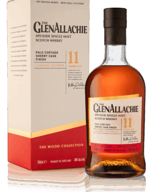 GlenAllachie - 11 years - Palo Cortado Sherry Cask Finish - 48% - 70 Cl. ( Incl. A free 2 cl. Sample )
