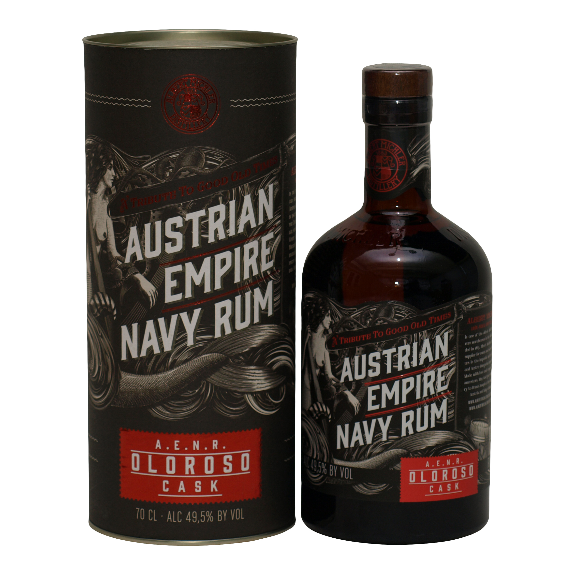 Austria Empire Navy Rum - Oloroso Cask - 49,5% - 70 Cl.