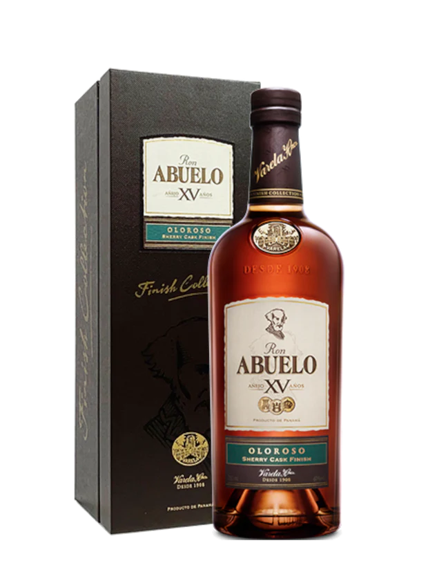 Ron Abuelo 15 years - Oloroso Sherry Cask Finish - 40% - 70 Cl.