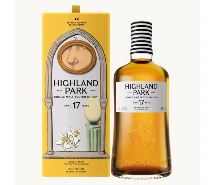 Highland Park 17 years - Between You And I By Laila Gohar - 47,5% - 70 cl. - Incl. A free 2 cl. Sample
