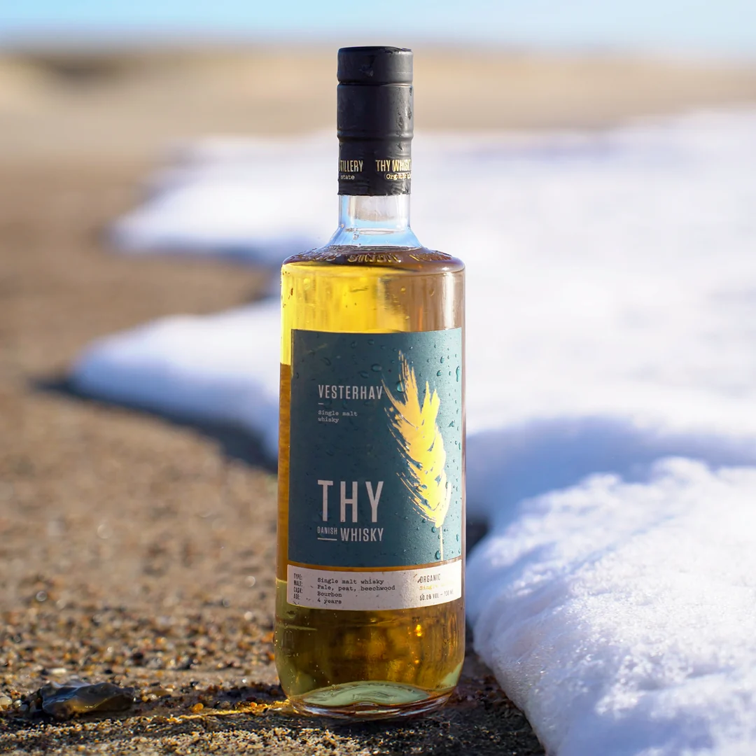 Thy Danish Whisky - Vesterhav 4 years Bourbon Cask - 50% - 70 cl. - Incl. A Free 2 cl. Sample